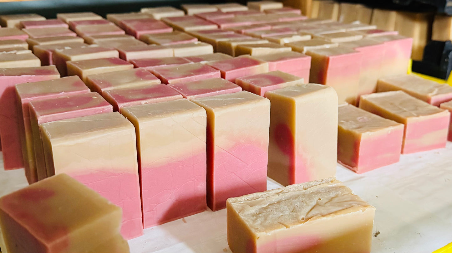 Refreshing Rose Unwrapped Soap & White Tea & Ginger Unwrapped Soap