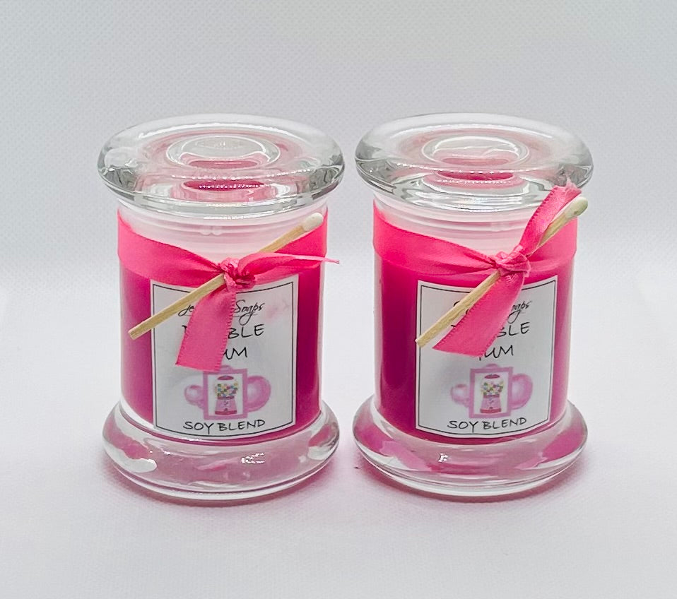 3 oz. Glass Jar Candles w/ Glass Lid