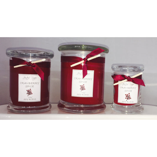 Soy Blend Candles in Glass Jar with Lid