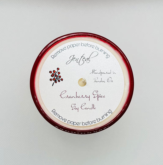 Cranberry Spice Soy Candle