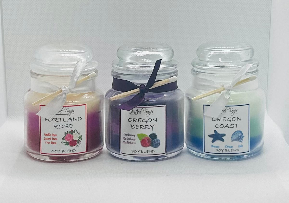 Single & Triple Pour Soy Blend Candles - On Sale - Half Price!