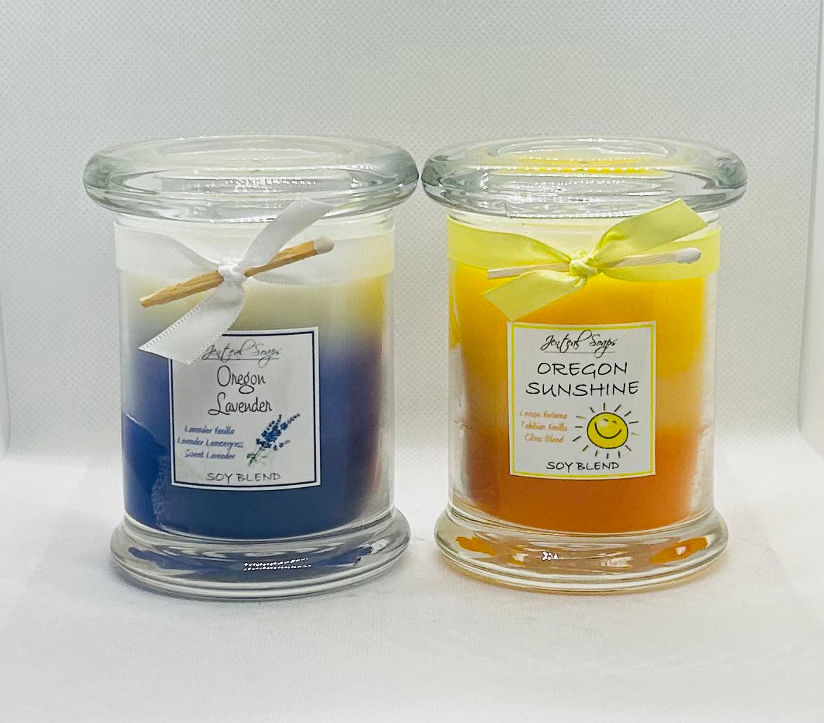 Single & Triple Pour Soy Blend Candles - On Sale - Half Price!