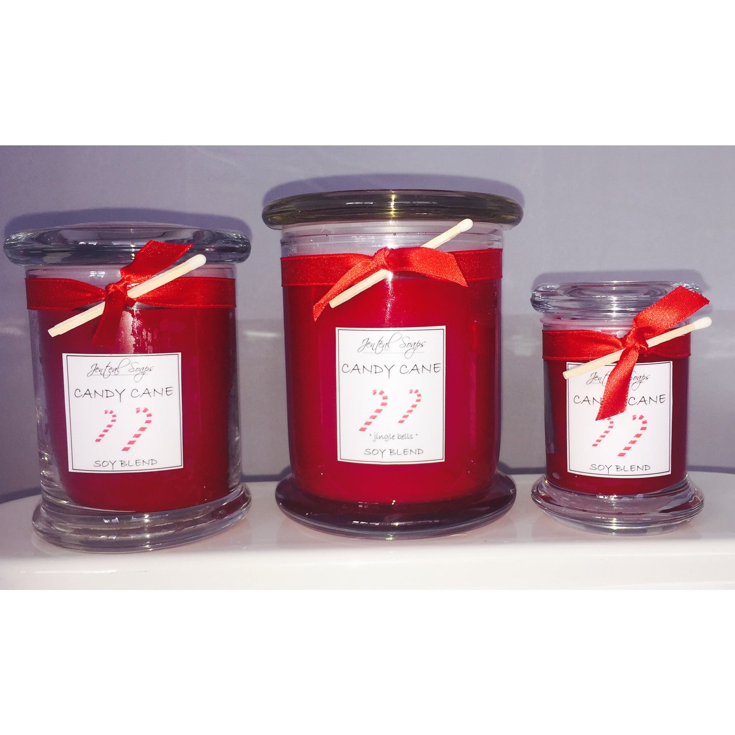 Soy Blend Candles in Glass Jar with Lid