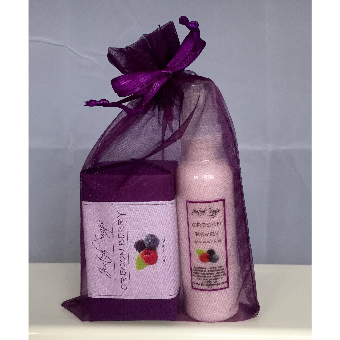Soap and Lotion Organza Gift Bags