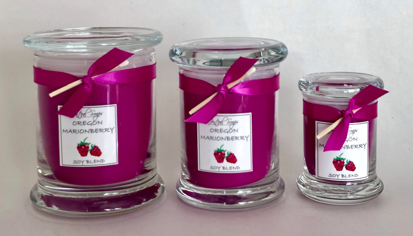 Soy Blend Candles in Glass Jar with Lid