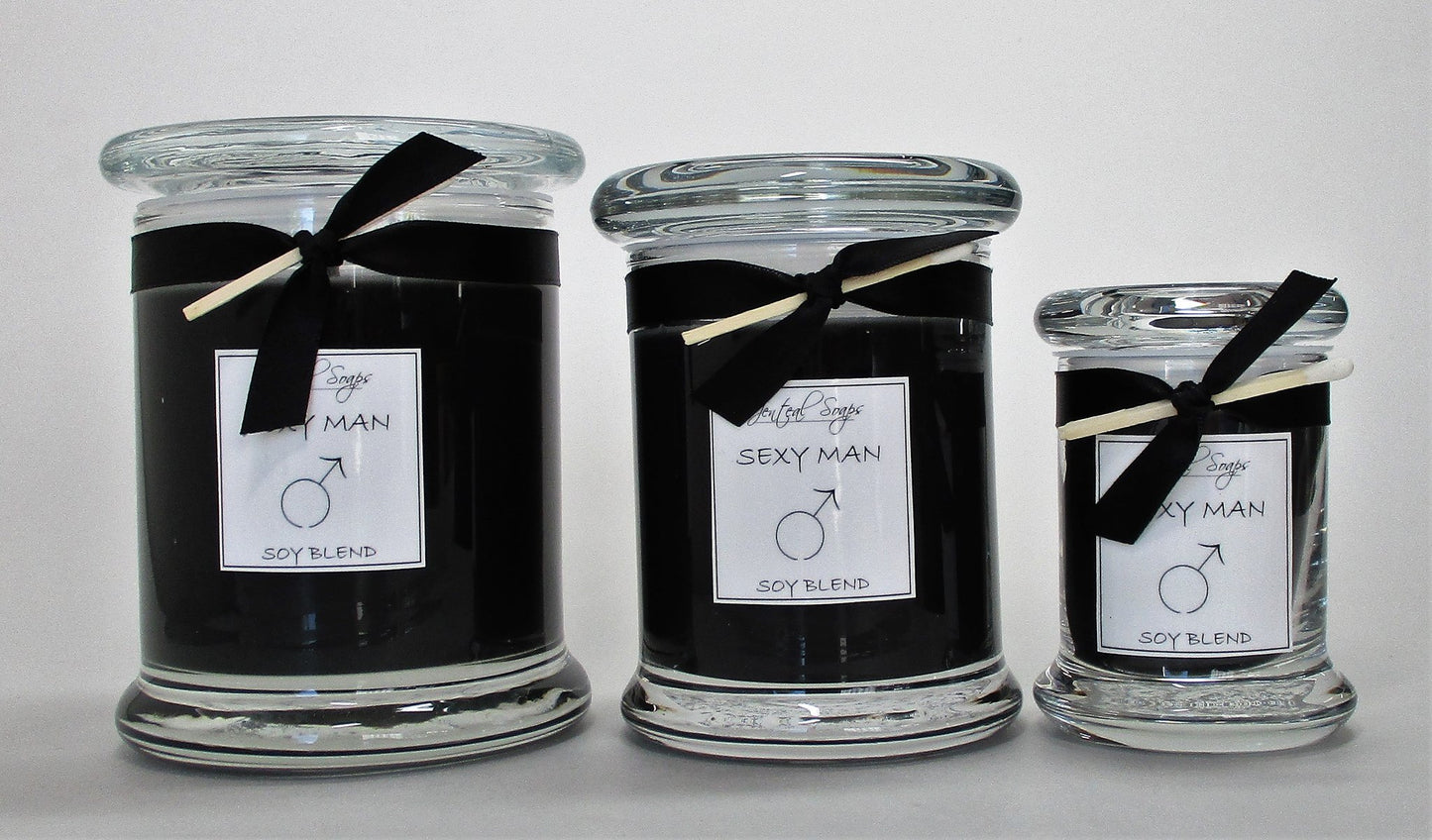 Soy Blend Candles in Glass Jar with Lid
